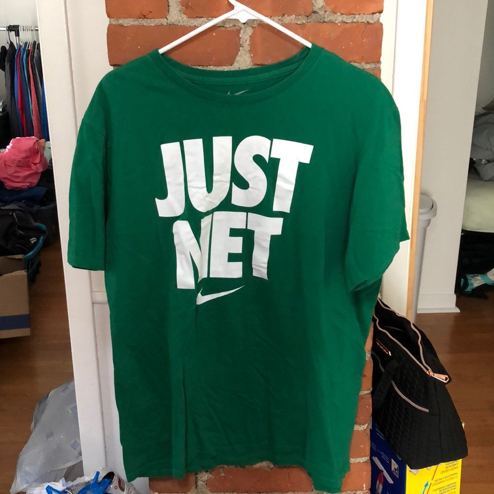 Nike graphic t shirt “just net”